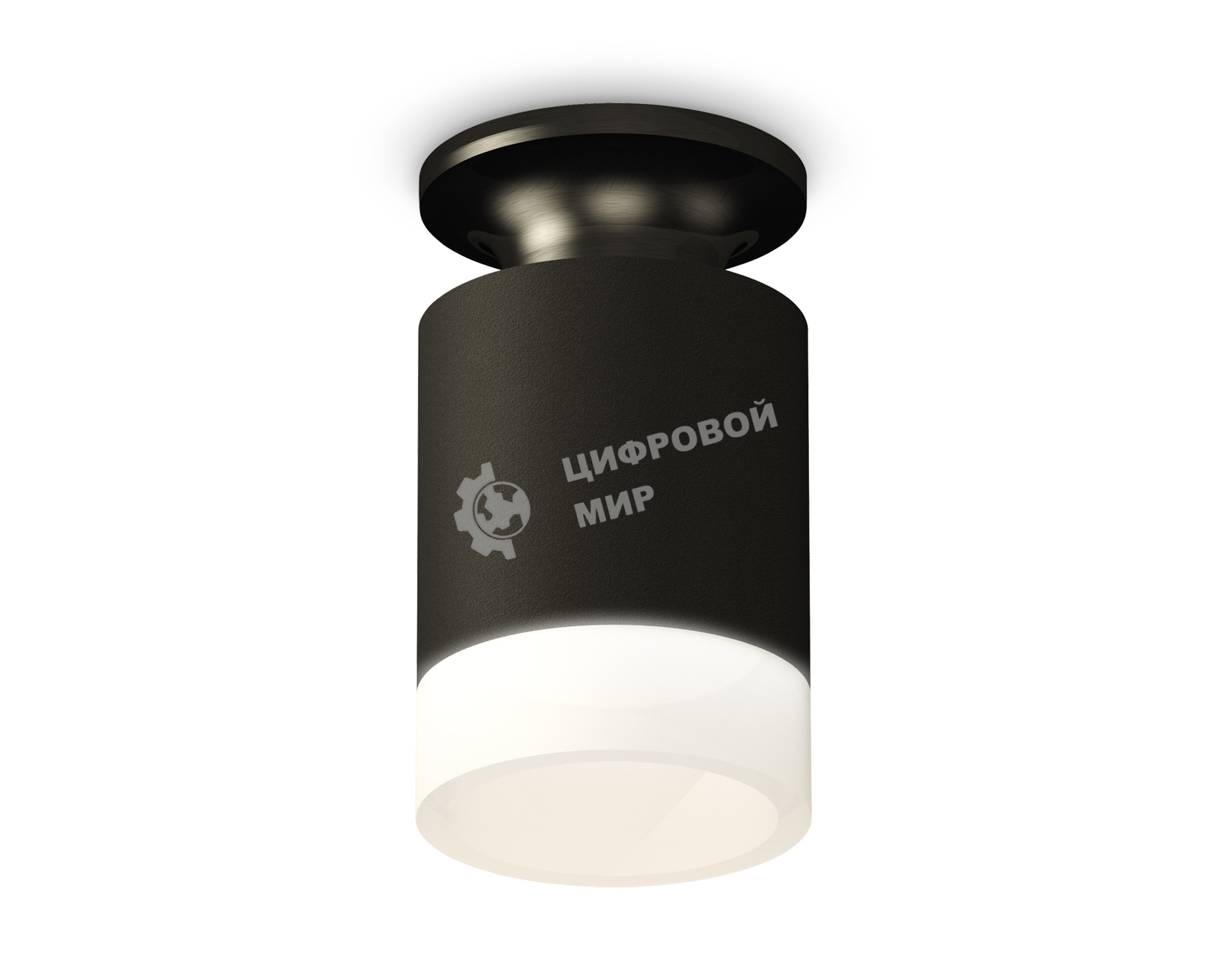 Светильник Ambrella Light XS6302111 SBK/PBK/FR черный песок/черный полированный/белый матовый MR16 GU5.3 (N6902, C6302, N6248)