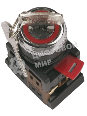 Переключатель AKS22 с ключ. 1-0. 1з+1р IEK BSW10-AKS-2-K02