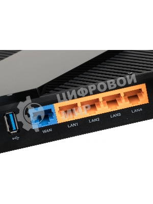 Роутер беспроводной TP-Link Archer AX55 AX3000 10/100/1000BASE-TX черный