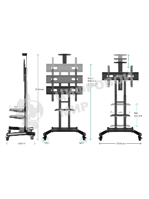 Стойка для телевизора с кронштейном ONKRON TS1881 50