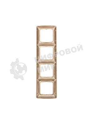 Рамка Kranz 4-я DEA горизонтальная Золотой металлик (1/10/90)