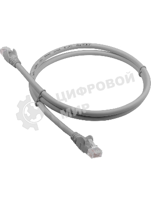 Патч-корд LANMASTER LSZH UTP cat.6, 3.0 м, серый