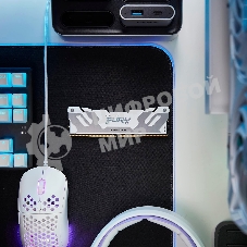 Оперативная память Kingston Fury Renegade, DDR5, 32Gb (1x32Gb), 6400MHz, CL32, DIMM, радиатор, белый