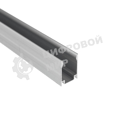 Профиль алюминиевый анодированный для гибкого неона Neon-night 15х26мм, 2м