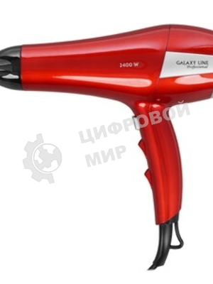 Фен Galaxy Line GL 4365 красный, 2400 Вт
