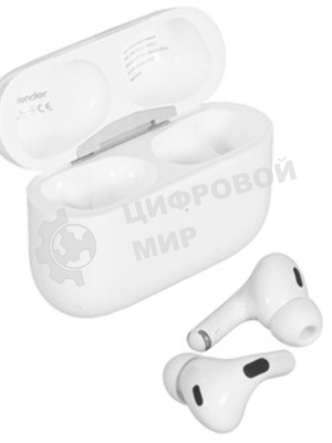 Наушники TWS Defender Apods pro белый, внутриканальные, Bluetooth, активное шумоподавление, до 4 ч
