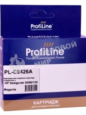 Картридж струйный ProfiLine PL-C9426A (№85) для принтеров HP DesignJet 30/90/130 с чернилами Magenta