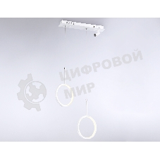 Светильник Ambrella light FL5272/2+1 WH белый 38W 3000K/4200K/6400K+4200K 500*90*1200 (ПДУ ИК)