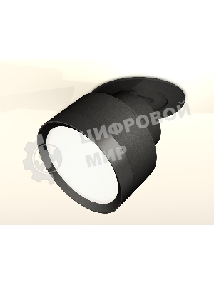 Светильник Ambrella Light XM8102500 SBK/PBK черный песок/черный полированный GX53 (A2242, A2106, C8102, N8113)