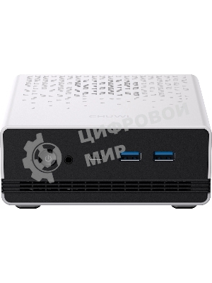 Мини ПК Chuwi UBox Ryzen 5 6600H (3.3) 16Gb SSD 512Gb 660M Win11Pro 2x2.5GbitEth WiFi BT 90W белый/черный