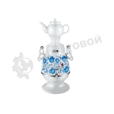 Самовар электрический CENTEK СТ-0091A Самовар Centek СТ-0091 A (белый+рисунок), 4.0л, 2300Вт, поддерж.t + LED индикатор, керам заварник