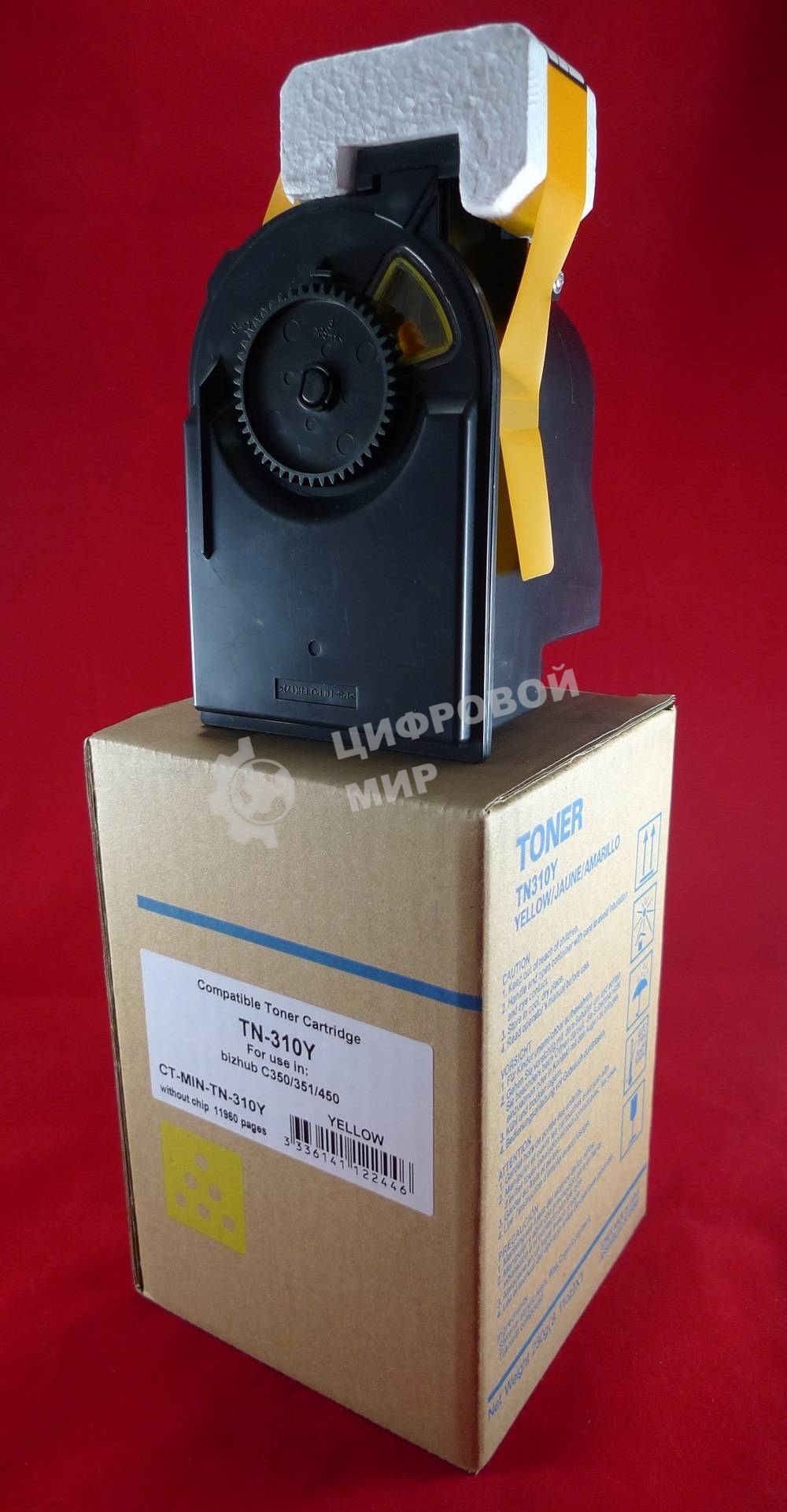 Картридж лазерный ELP TN-310Y желтый (11500 стр) (туба, 230 гр.) для Konica-Minolta bizhub C350/351/450