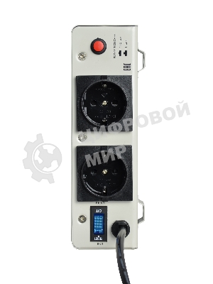 Стабилизатор POWERMAN AVS 2000S, ступенчатый регулятор, цифровые индикаторы уровней напряжения, 2000ВА