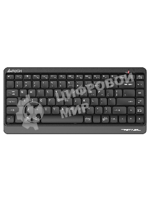 Клавиатура беспроводная A4Tech Fstyler FBK11, USB, Bluetooth/Радиоканал, черный/серый