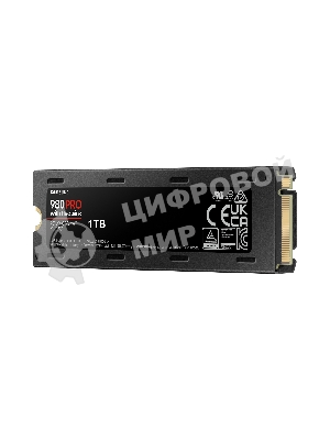 Накопитель SSD Samsung 980 PRO, 1TB, PCIe 4.0 x4, M.2 2280, NVMe, R/W 7000/5000, с радиатором
