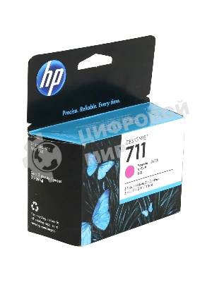 Картридж струйный HP №711 CZ135A пурпурный x3уп. для HP DJ T120/T520