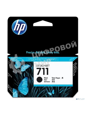 Картридж струйный HP №711 CZ129A черный для HP DJ T120/T520 (38мл)