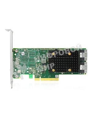 Адаптер SAS 9500-16i SGL (05-50077-02) PCIe v4 x8 LP, Tri-Mode SAS/SATA/NVMe 12G HBA, 16port(4*int SFF8654), 3816 IOC