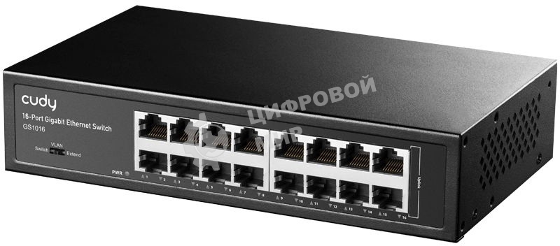 Коммутатор Cudy GS1016 (L2) 16x1 Гбит/с неуправляемый