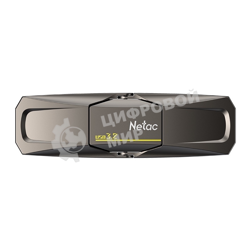 Флешка USB Netac US5 (NT03US5C-512G-32TA), 512Gb, USB 3.2/TypeC, R/W 550/500, черный