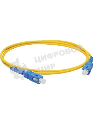 Патч-корд LANMASTER LAN-2SC-2SC/SU-3.0 2x9/125 OS1/OS2 SC-SC 3м LSZH оранжевый