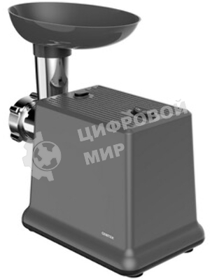 Мясорубка электрическая CENTEK CT-1626 черный, 2000 Вт, 2.0 кг/мин, реверс, защита от перегрузки, насадки - 6
