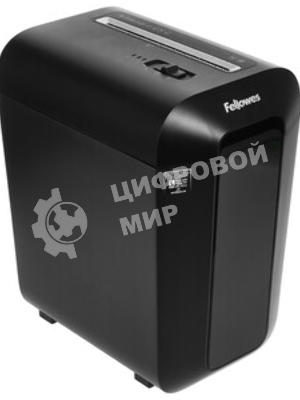 Шредер Fellowes PowerShred LX65 черный (секр.P-4)/перекрестный/10лист./22лтр./скрепки/скобы/пл.карты