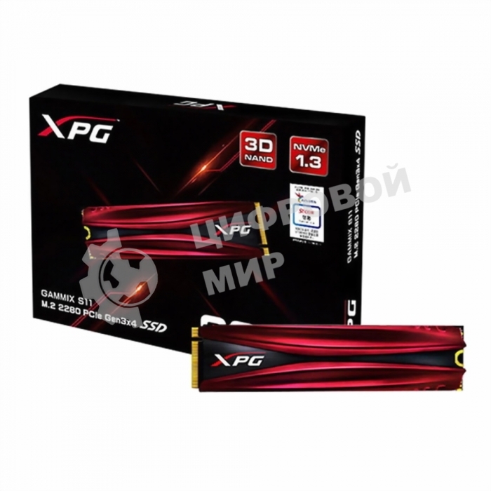 Накопитель SSD ADATA 2.0Tb, PCI-E 3.0 x4, XPG S11 Pro, M.2 2280, R/W 3500/3000Mb/s RET