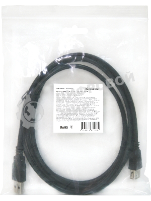 Кабель Defender USB 2.0USB02-06,AM-AF 1.8м, PolyBag,