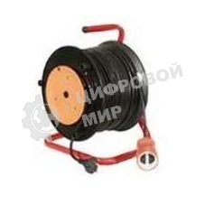 Удлинитель на катушке 1х30 м без заземл. 10А IP20 1.3 кВт с выносн. розеткой Союз 481S-2103