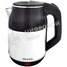 Чайник электрический SUPRA KES-1843S 1.8 л, Мощность 1500 Вт. Корпус из нержавеющей стали.