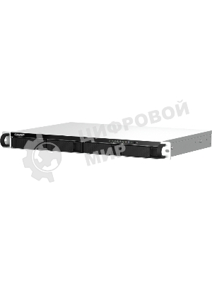 Сетевое хранилище SMB QNAP TS-464eU-8G NAS 4 HDD trays, rackmount 1U, 1 PSU. 4-core Intel Celeron N5105/N5095 2.0-2.9 GHz, 8 Gb RAM, 2x2.5GbE, 2xUSB 3.2 Gen 2 (10Gbps), 2xUSB 2.0, 1xHDMI, 2xM.2 PCIe Gen 3 x1 slots, W/o rail kit RAIL-B02