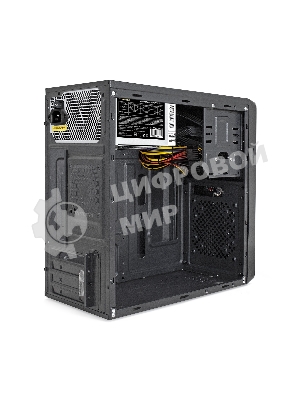 Компьютерный корпус Minitower ExeGate BA-309U2-UNS450 (mATX, БП UNS450 с вент. 12см, 1хUSB+2хUSB 3.0, HD аудио, черный)