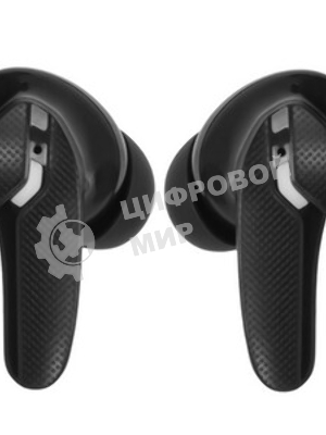 Наушники TWS Defender CyberDots 285 черный, внутриканальные, Bluetooth, светодиодная подсветка, до 4 ч