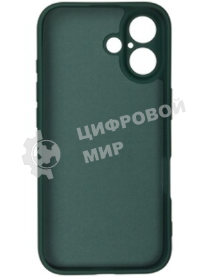 Чехол (клип-кейс) BoraSCO для Apple iPhone 16 Plus Microfiber Case черный (73687)