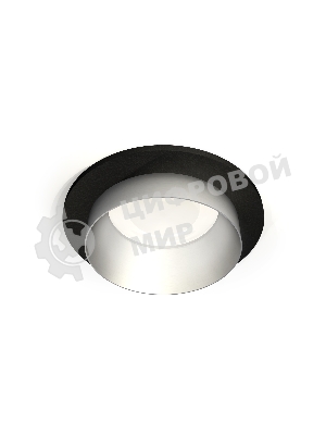Комплект встраиваемого светильника Ambrella light XC6513023 SBK/MCH черный песок/хром матовый MR16 GU5.3 (C6513, N6133)