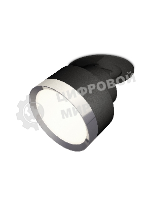 Светильник Ambrella Light XM8102501 SBK/PSL черный песок/серебро полированное GX53 (A2242, A2106, C8102, N8118)