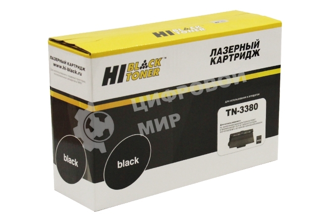 Расходные материалы Hi-Black TN-3380 Тонер-картридж для Brother HL-5440D/5450D/DCP-8150DN, 8000 стр.