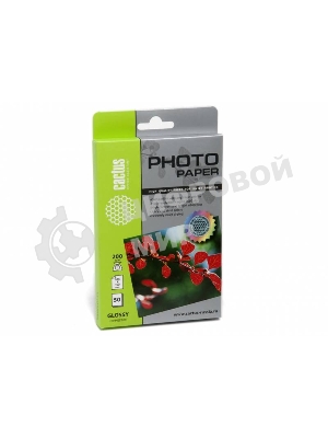 Фотобумага Cactus CS-GA620050 глянцевая A6 200 г/м2 50 листов