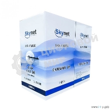 Кабель SkyNet FTP outdoor, медный, FLUKE TEST, кат.5e, однож., 305 м, box, черный CSL-FTP-4-CU-OUT