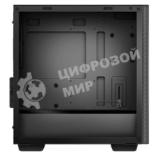 Компьютерный корпус Deepcool MACUBE 110 BK без БП, боковое окно (закаленное стекло), черный, mATX