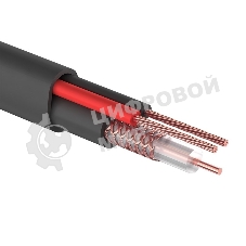 Кабель PROconnect КВК-П-2 +2x0,50 мм² (Cu/Cu) черный (бухта 200 м)