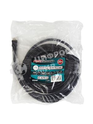 Кабель PROconnect Шнур HDMI - HDMI gold 20М с фильтрами (PE bag)