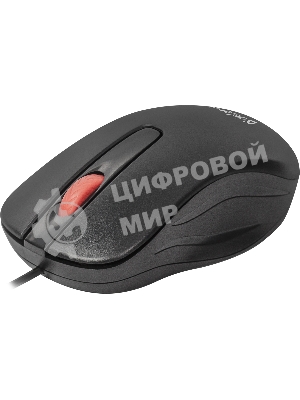 Мышь проводная Defender Point MM-756 черный, 1000 dpi, USB, кнопки - 3