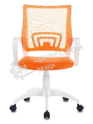 Кресло Бюрократ CH-W695NLT TW-38-3 TW-96-1 оранжевый, сетка/ткань, 120 кг, механизм качания