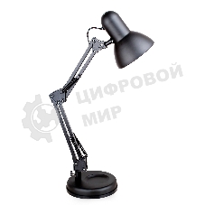 Светильник KD-313 C02 настол. 230В 60Вт E27 черный Camelion 13640