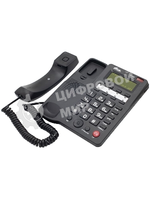 Телефон проводной Ritmix RT-550 черный