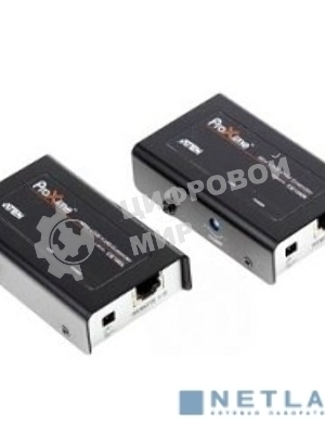 Удлинитель, SVGA+KBD+MOUSE USB ATEN, 100 м., HD-DB15+USB A-тип/USB B-тип, Female, c KVM-шнуром USB, Б.П. 220> 5V (CE100-A7-G)