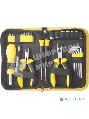 Наборы инструмента FIT 65137 29 шт. (отвертки, биты, ключи HEX, пассатижи)
