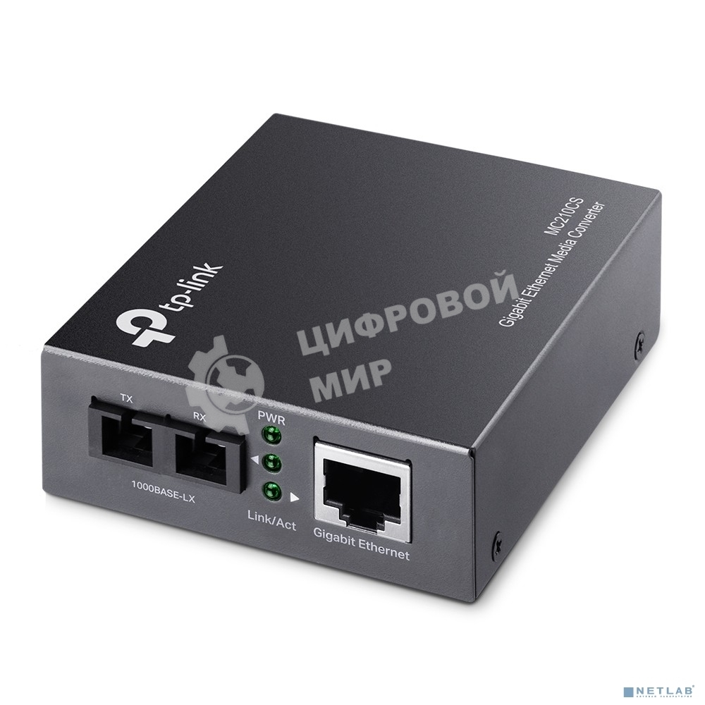 Коммутатор сетевой TP-Link SMB MC210CS Медиаконвертер 1/1000M RJ45 port (Auto MDI/MDIX), Full-duplex, up to 15Km
